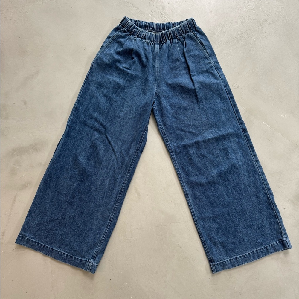 Jungmaven Blue Wide Leg Jeans